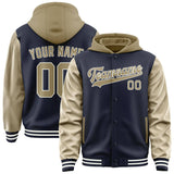 Custom Navy Light Khaki Jacket