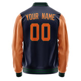 Custom Navy Orange Jacket JA1111281105B30528