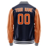 Custom Navy Orange Jacket JA1111281118B31828