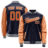 Custom Navy Orange Jacket