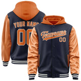 Custom Navy Orange Jacket