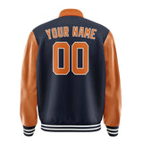 Custom Navy Orange Jacket