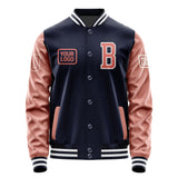 Custom Navy Copper Rose Jacket JA111129111818292918