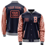 Custom Navy Copper Rose Jacket