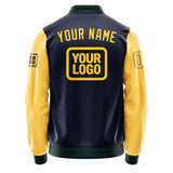 Custom Navy Gold Jacket JA111130110517303017