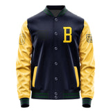 Custom Navy Gold Jacket JA111130110517303017