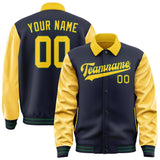 Custom Navy Gold Jacket