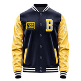 Custom Navy Gold Jacket JA111130111818303018