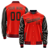 Custom Orange Red Brown Jacket