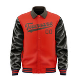 Custom Orange Red Brown Jacket