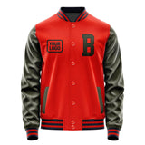 Custom Orange Red Olive Jacket JA121202111217020217