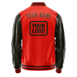 Custom Orange Red Olive Jacket JA121202121717020217