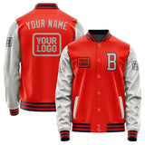 Custom Orange Red Gray Jacket