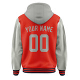 Custom Orange Red Gray Jacket