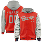Custom Orange Red Gray Jacket