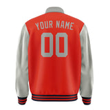 Custom Orange Red Gray Jacket