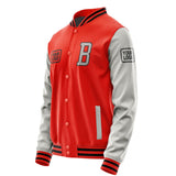 Custom Orange Red Gray Jacket JA121204121717040417