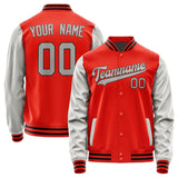 Custom Orange Red Gray Jacket