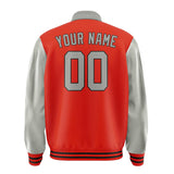 Custom Orange Red Gray Jacket