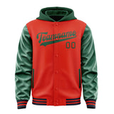Custom Orange Red Green Jacket