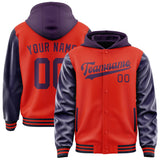 Custom Orange Red Purple Jacket