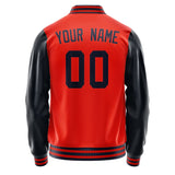 Custom Orange Red Navy Jacket JA1212111112B31211