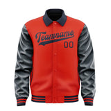 Custom Orange Red Navy Jacket