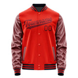 Custom Orange Red Crimson Red Jacket JA1212151112B31215