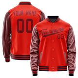 Custom Orange Red Crimson Red Jacket