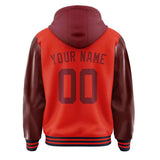 Custom Orange Red Crimson Red Jacket
