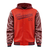Custom Orange Red Crimson Red Jacket