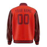 Custom Orange Red Crimson Red Jacket