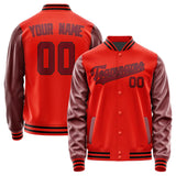 Custom Orange Red Crimson Red Jacket