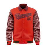 Custom Orange Red Crimson Red Jacket