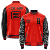 Custom Orange Red Black Jacket