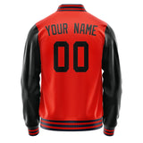 Custom Orange Red Black Jacket JA1212171112B31217