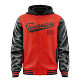 Custom Orange Red Black Jacket