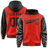 Custom Orange Red Black Jacket