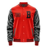 Custom Orange Red Black Jacket JA121217121717171717