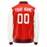 Custom Orange Red White Jacket JA1212181112B31218