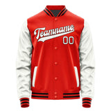 Custom Orange Red White Jacket JA1212181217B31718