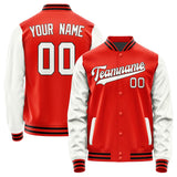 Custom Orange Red White Jacket JA1212181217B31718