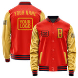 Custom Orange Red Yellow Jacket