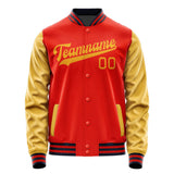 Custom Orange Red Yellow Jacket JA1212191112B31219