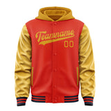Custom Orange Red Yellow Jacket