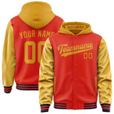 Custom Orange Red Yellow Jacket