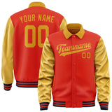 Custom Orange Red Yellow Jacket
