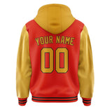Custom Orange Red Yellow Jacket