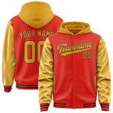 Custom Orange Red Yellow Jacket