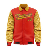 Custom Orange Red Yellow Jacket